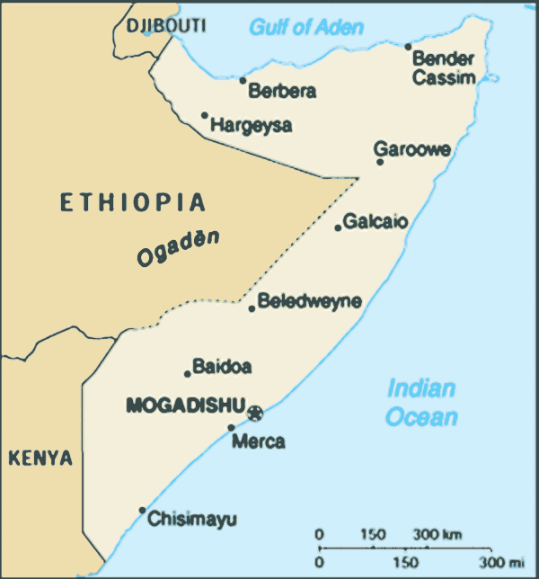 cities map of somalia